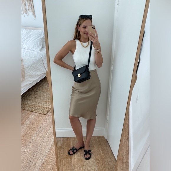 Silk Laundry silk skirt, XS - Picture 6 of 7